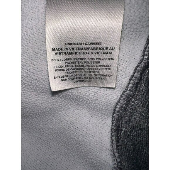 Nike Therma Fit Hoodie XL Black/Gray w/Swoosh across front - Picture 7 of 8